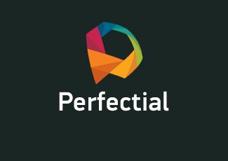 Perfectial標志logo設(shè)計，品牌vi設(shè)計