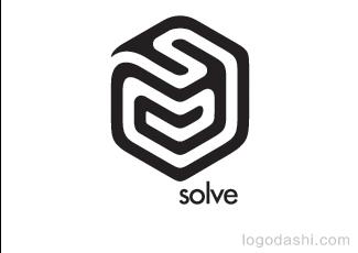 solve盒子logo素材標志logo設計，品牌vi設計