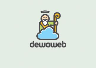 Dewaweb標志標志logo設計，品牌vi設計