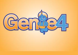 Genie4標志logo設(shè)計，品牌vi設(shè)計