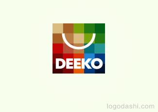 Deeko商標標志logo設計，品牌vi設計