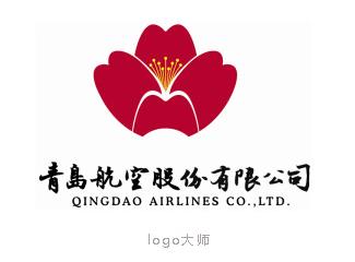 青島航空標(biāo)志logo設(shè)計(jì)，品牌vi設(shè)計(jì)