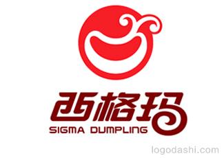 西格瑪餃子標志logo設計，品牌vi設計