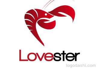 Lovester餐廳標志logo設計，品牌vi設計