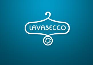 Lavasecco洗衣店標(biāo)志logo設(shè)計(jì)，品牌vi設(shè)計(jì)