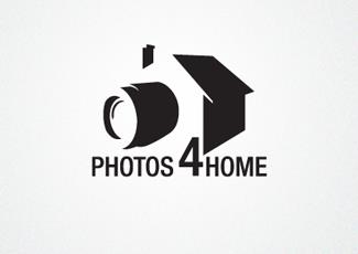 photos4home標(biāo)志logo設(shè)計(jì)，品牌vi設(shè)計(jì)