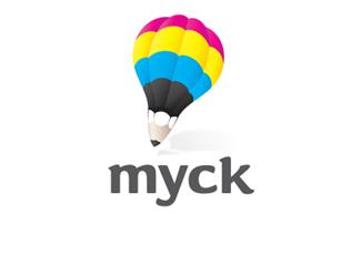 Myck標志logo設計，品牌vi設計