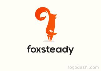 Foxsteady商標標志logo設計，品牌vi設計