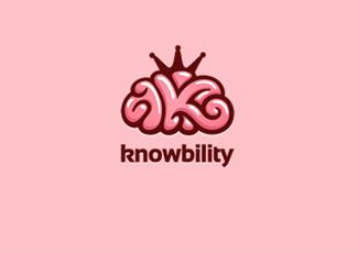 Knowbility標志logo設(shè)計，品牌vi設(shè)計