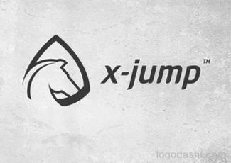 x-jump標志logo設計，品牌vi設計