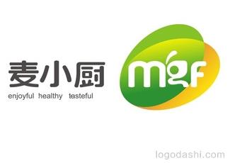 麥小廚連鎖商標標志logo設計，品牌vi設計