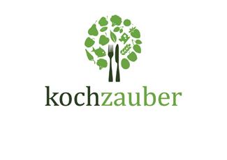 Kochzauber烹飪魔術標志logo設計，品牌vi設計