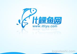 鯉魚網(wǎng)標(biāo)志logo設(shè)計，品牌vi設(shè)計