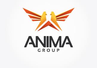 ANIMA物流集團標志logo設計，品牌vi設計