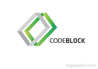 CODBLOCK標志標志logo設計，品牌vi設計