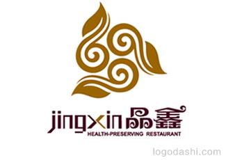 晶鑫賓館logo標(biāo)志logo設(shè)計(jì)，品牌vi設(shè)計(jì)