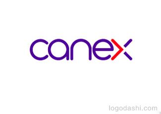 Canex字體標志logo設計，品牌vi設計