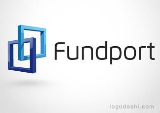 Fundport標志標志logo設(shè)計，品牌vi設(shè)計