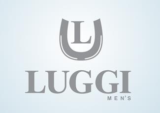 Luggi男裝品牌標(biāo)志logo設(shè)計，品牌vi設(shè)計