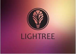 LIGHTREE節(jié)能標(biāo)志標(biāo)志logo設(shè)計，品牌vi設(shè)計