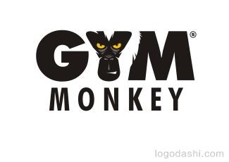 GymMonkey標(biāo)志logo設(shè)計(jì)，品牌vi設(shè)計(jì)