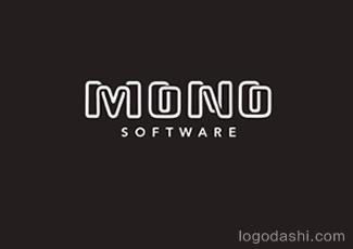 MONO軟件標志logo設計，品牌vi設計