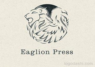 Eaglion出版社標志logo設計，品牌vi設計