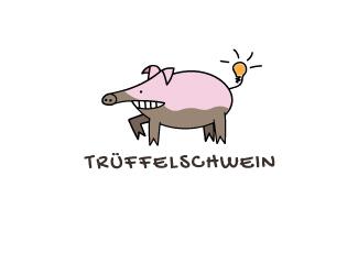 Trüffelschwein標(biāo)志logo設(shè)計，品牌vi設(shè)計