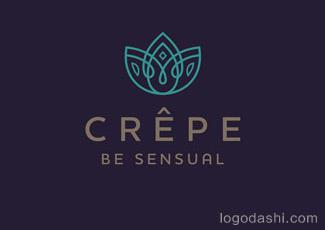 CREPE時(shí)尚女裝店標(biāo)志logo設(shè)計(jì)，品牌vi設(shè)計(jì)