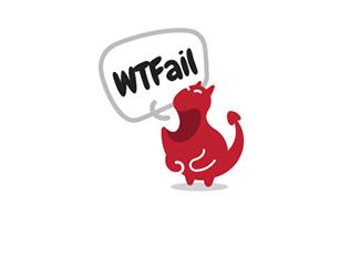 WTFail卡通標(biāo)志標(biāo)志logo設(shè)計(jì)，品牌vi設(shè)計(jì)