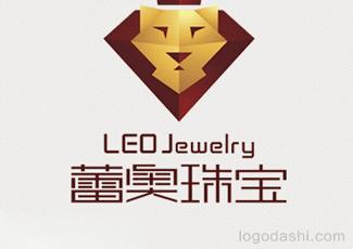 蕾奧珠寶商標標志logo設計，品牌vi設計