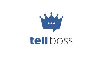 TellBoss標(biāo)志標(biāo)志logo設(shè)計(jì)，品牌vi設(shè)計(jì)