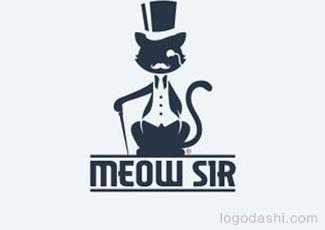 MeowSir標志logo設(shè)計，品牌vi設(shè)計