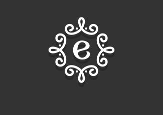 e字母圖標(biāo)標(biāo)志logo設(shè)計(jì)，品牌vi設(shè)計(jì)