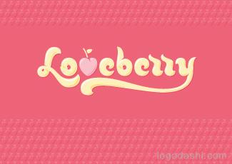 Loveberry標志logo設計，品牌vi設計